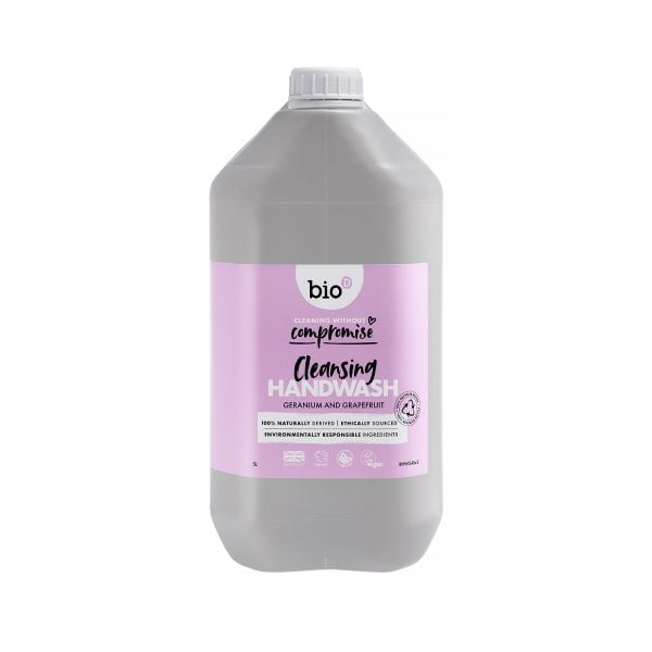 Bio-D Geranium & Grapefruit Cleansing Hand Wash – 5L