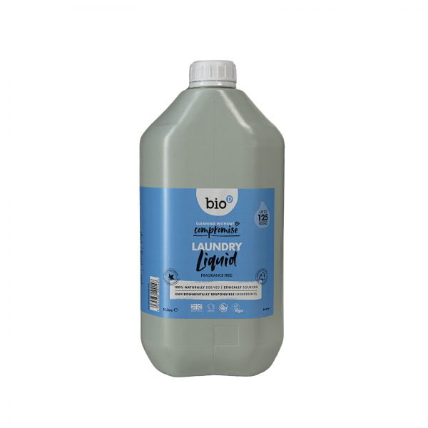 Bio-D Fragrance Free Non Bio Laundry Liquid – 5L