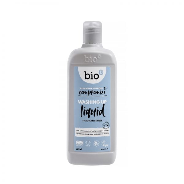 Bio-D Fragrance Free Washing Up Liquid – 750ml
