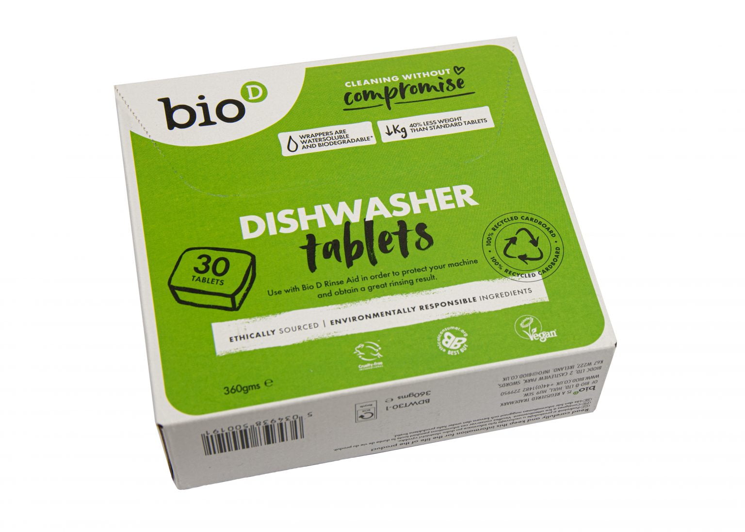 BioD Dishwasher Tablets 30 x 12g The BioD Company