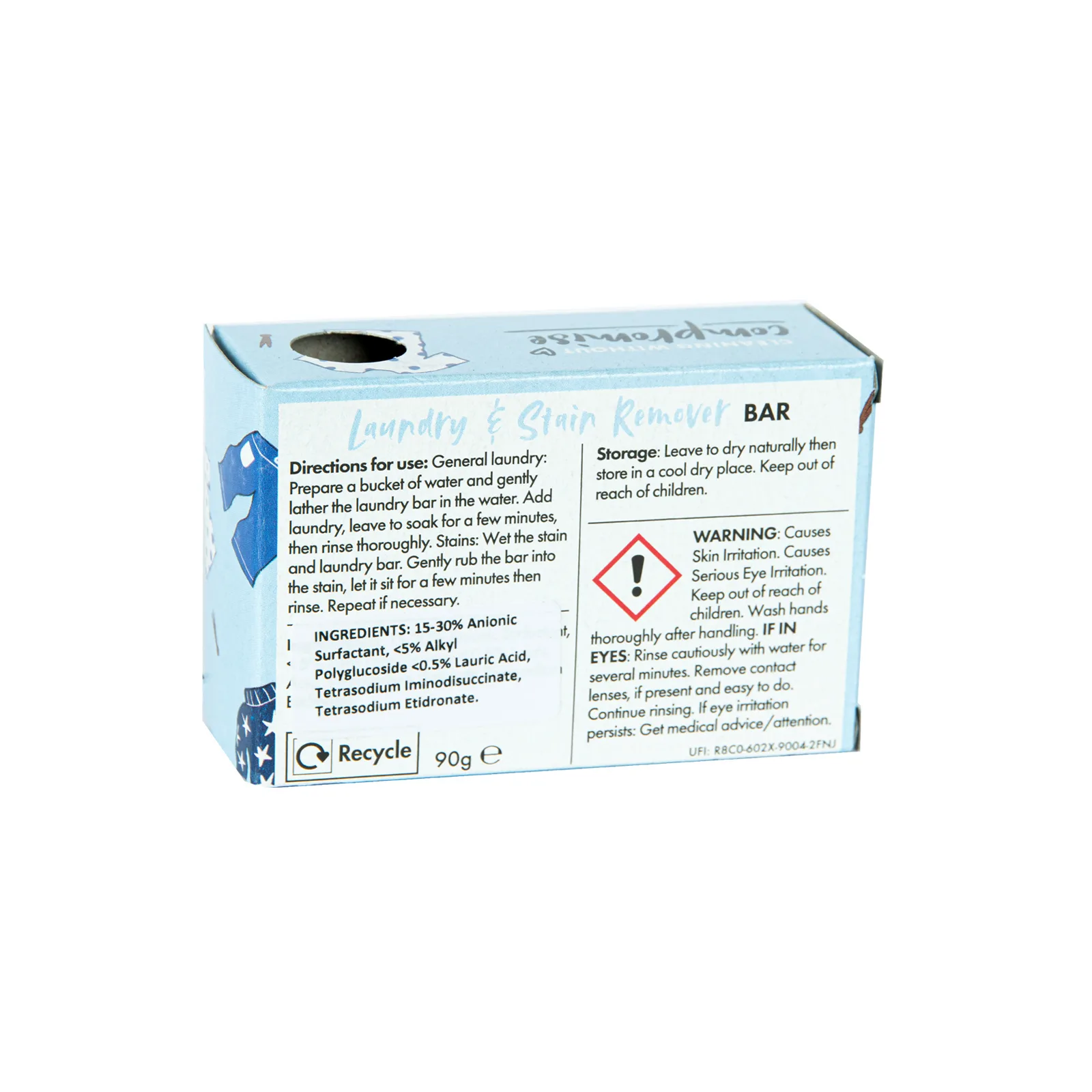 Laundry & Stain Remover Bar 90g - Image 3
