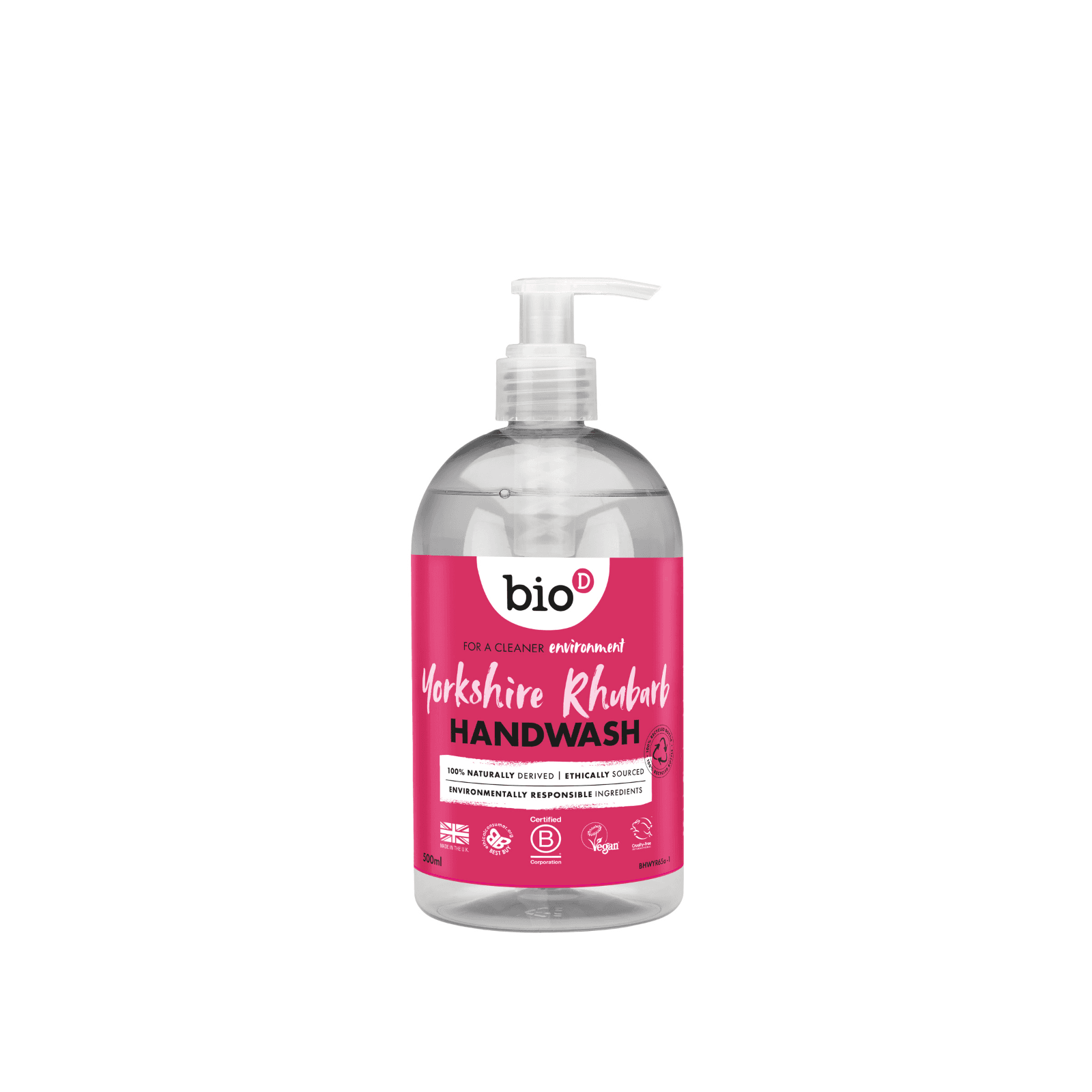 Yorkshire Rhubarb Cleansing Handwash 500ml