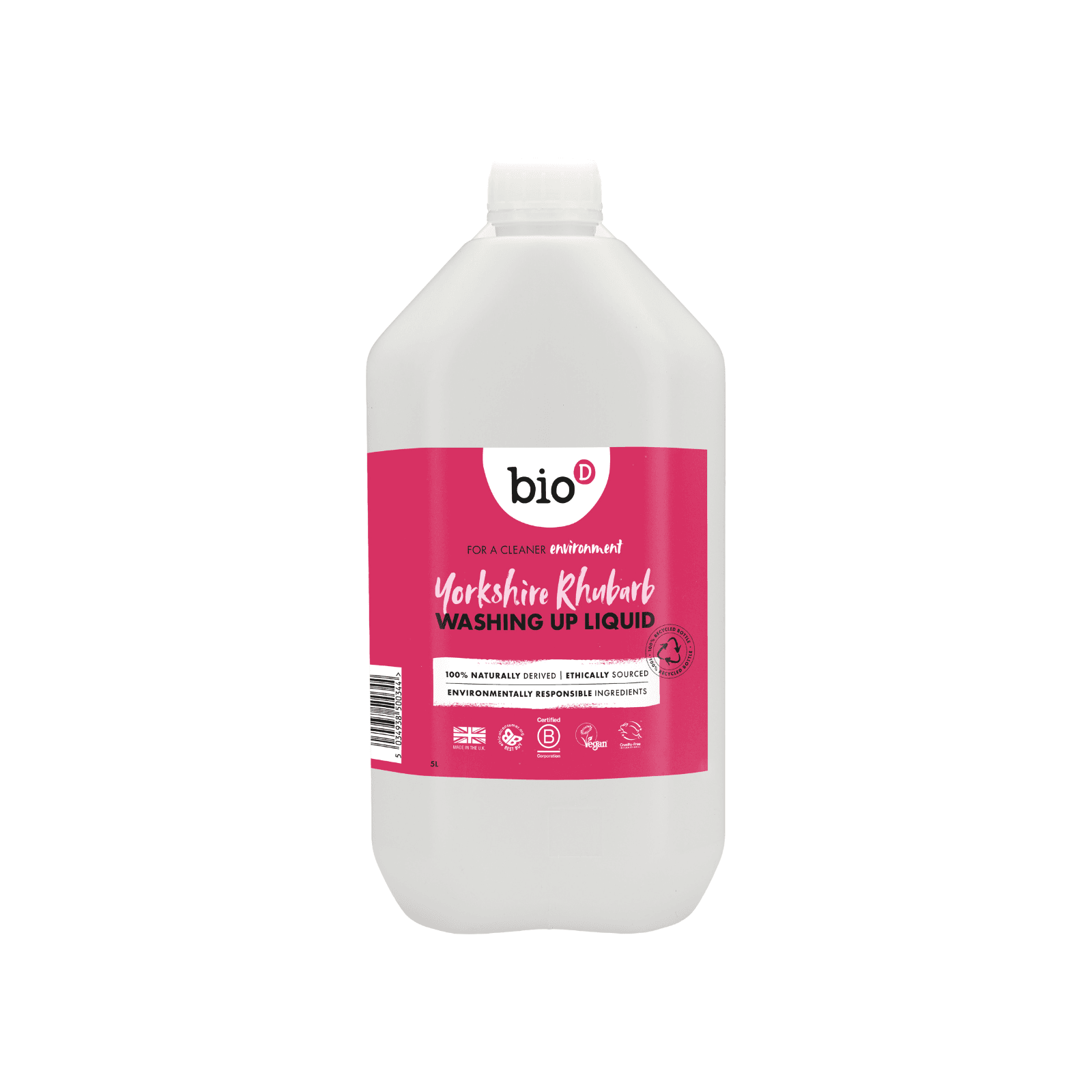 Yorkshire Rhubarb Washing Up Liquid 5L