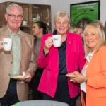 celebrating with a cup of tea