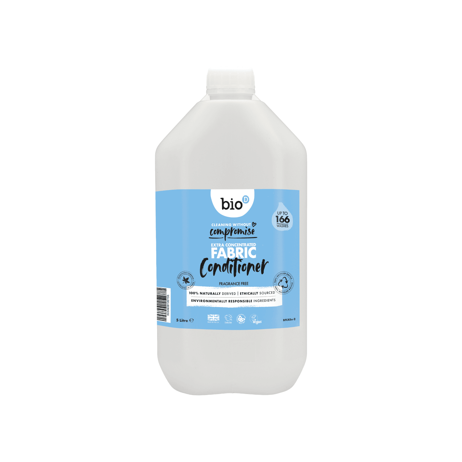 Fragrance Free - Fabric Conditioner - 5L 2 Fragrance Free - Fabric Conditioner - 5L - Image 2