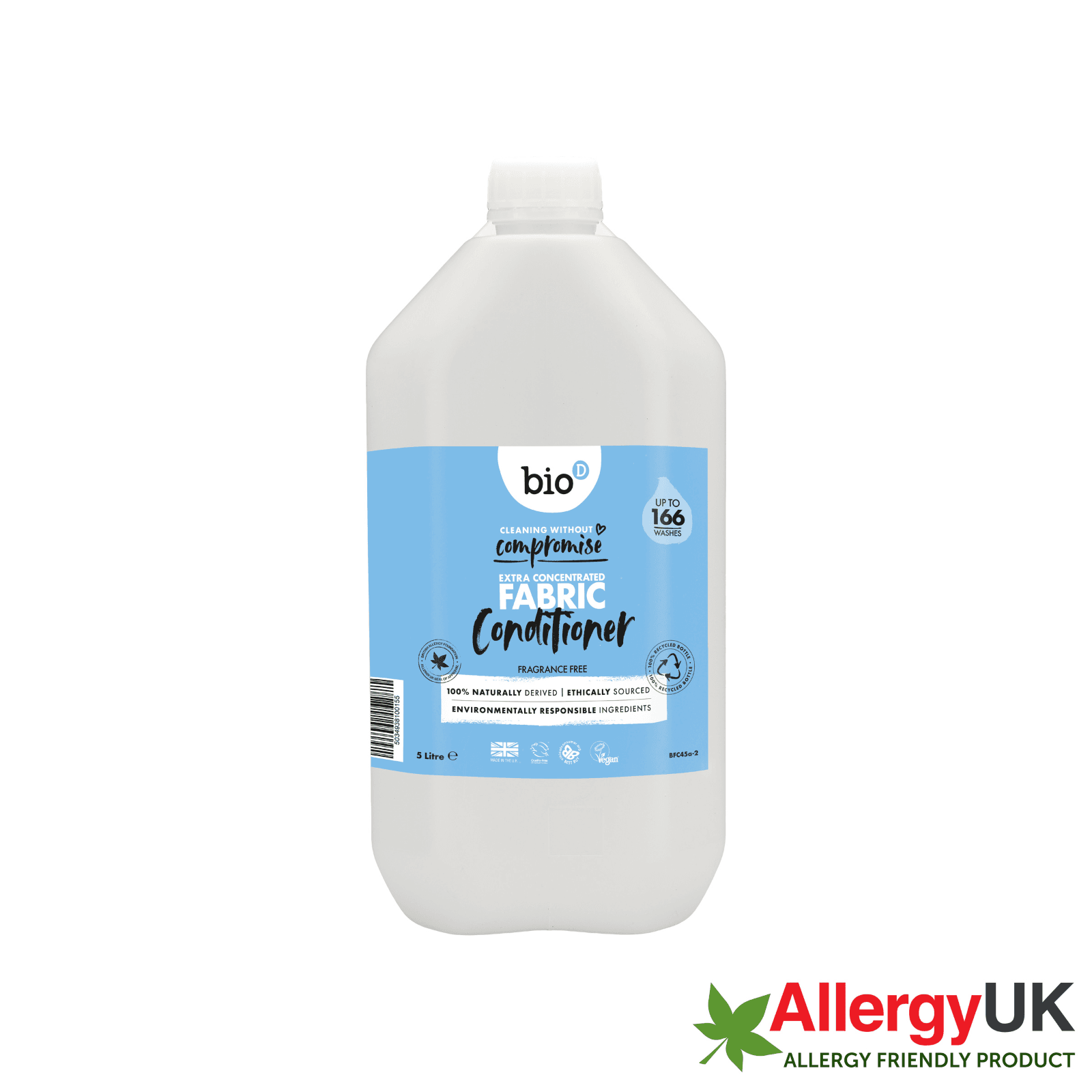 Fragrance Free - Fabric Conditioner - 5L 1 Fragrance Free - Fabric Conditioner - 5L