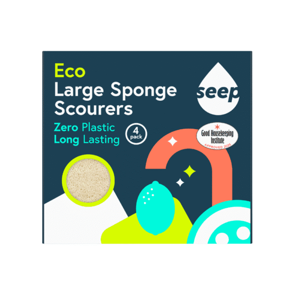 Seep Eco Large Sponge Scourers (4 sponges)